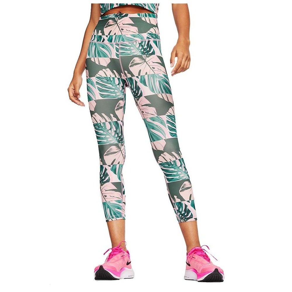Nike Women's Dri-Fit Fast Crop Printed Running Gym Leggings Size Small NEW $70